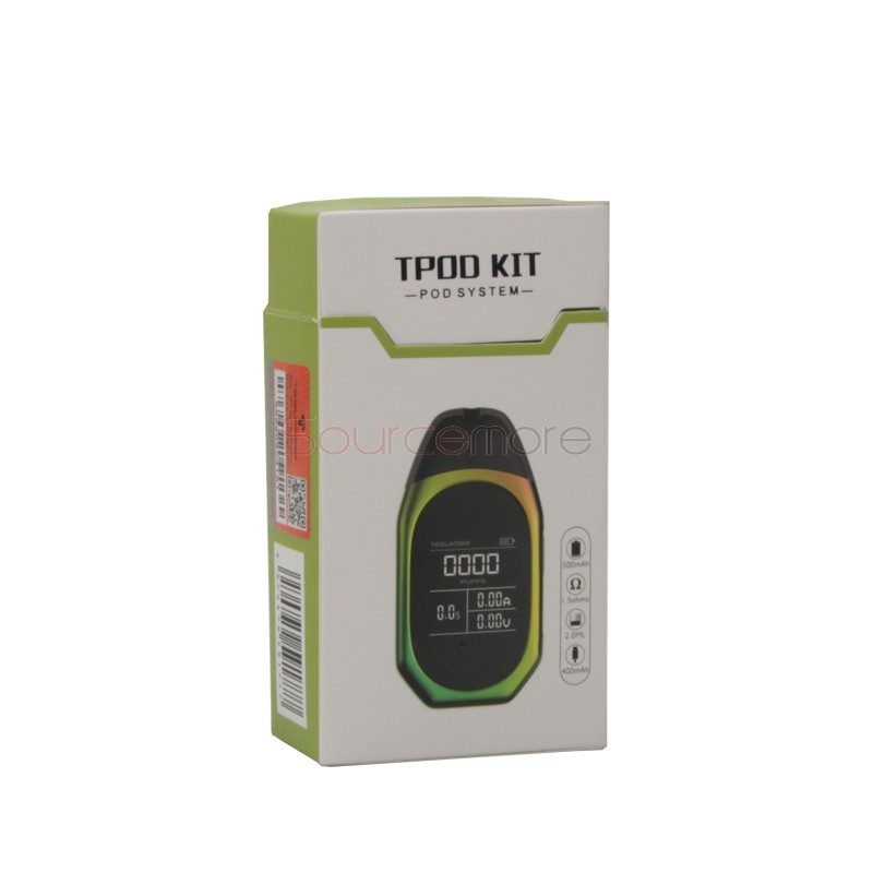Tesla Tpod Pod Vape Kit with 2ml Capacity - 7-color