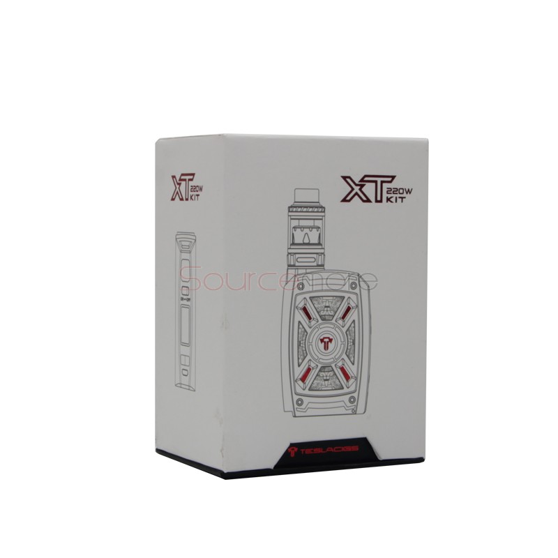 Tesla XT 220W Kit with Tallica Mini Tank - Silver