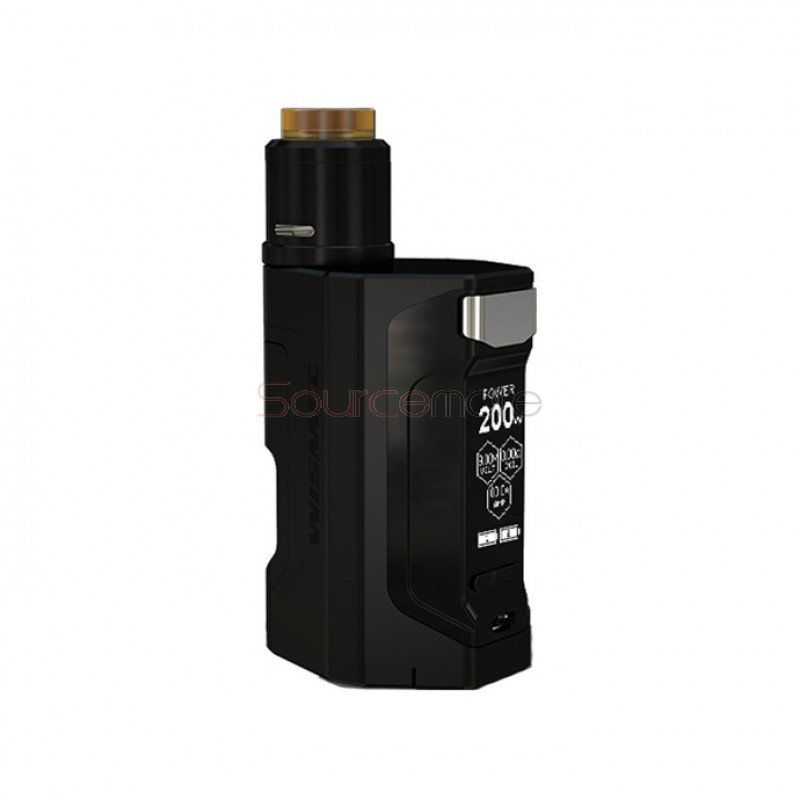 Wismec Luxotic DF 200W Kit with Guillotine V2 RDA - Black