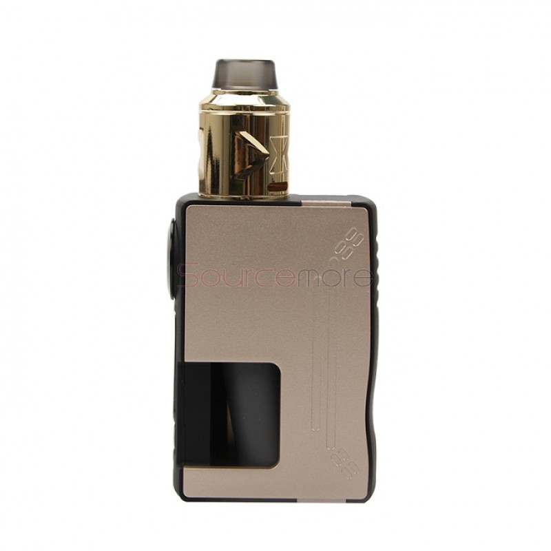 HugsVape Surge Squonk 80W Kit with Piper RDA - Gold