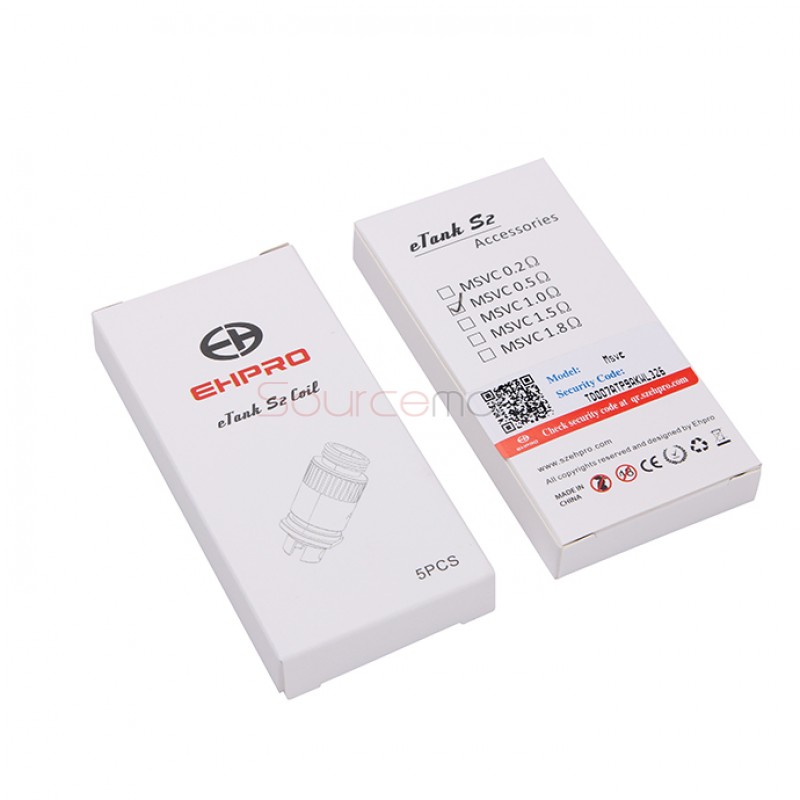 Ehpro eTank S2 Tank Replacement Coil Head 5pcs - MSVC 0.5ohm