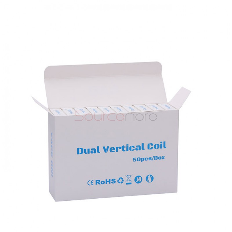 5PCS FreeMax Starre Dual Vertical Coils  DVC Coils for FreeMax Starre Tank - 0.25ohm