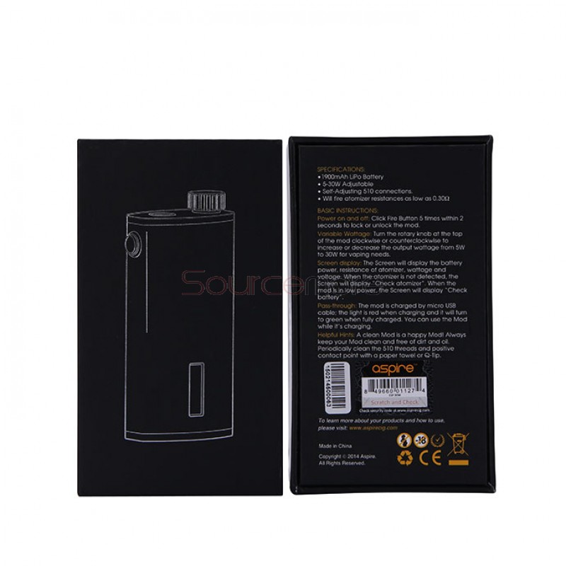 Aspire ESP 30W Mod Battery 1900mAh 