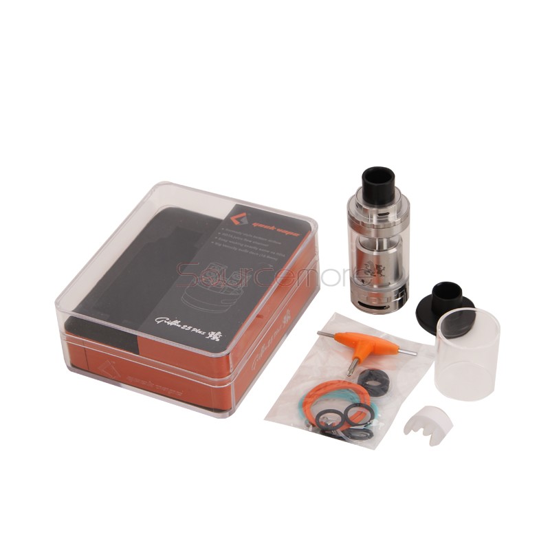Geek Vape Griffin 25 Plus 5.0ml Bottom Airflow System Tank with 18.9mm Build Deck-Stainless Steel