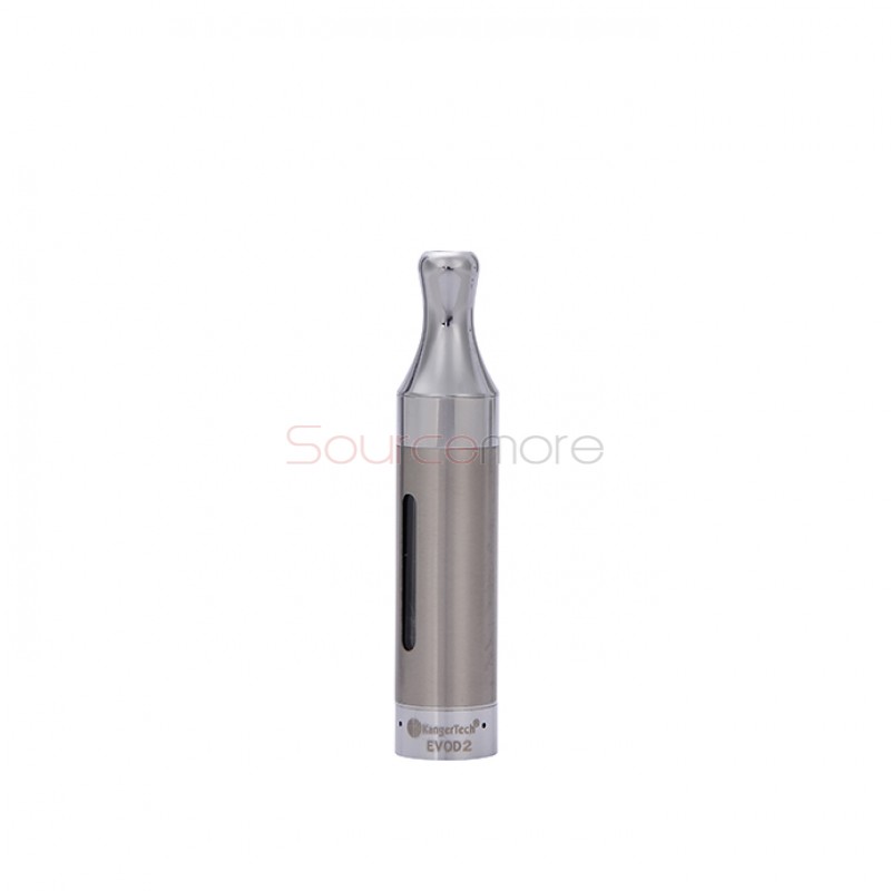 5pcs Kangertech EVOD 2 BDC Pyrex Glass Clearomizer - Silver