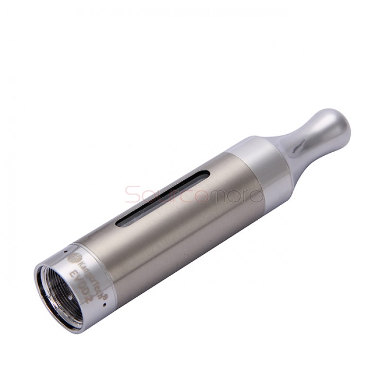 5pcs Kangertech EVOD 2 BDC Pyrex Glass Clearomizer - Silver