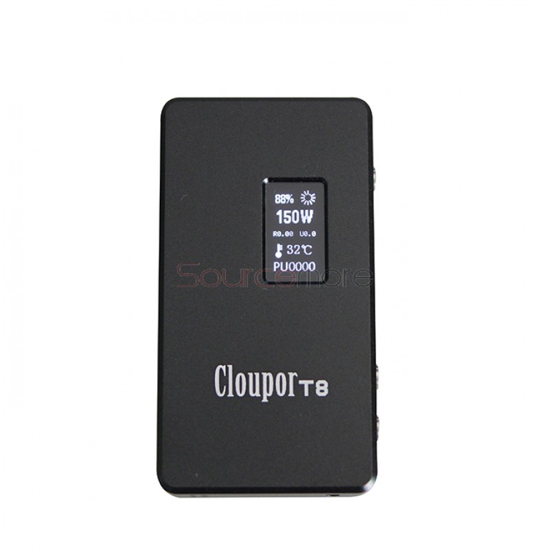 Cloupor T8 150W VV / VW Box Mod - black