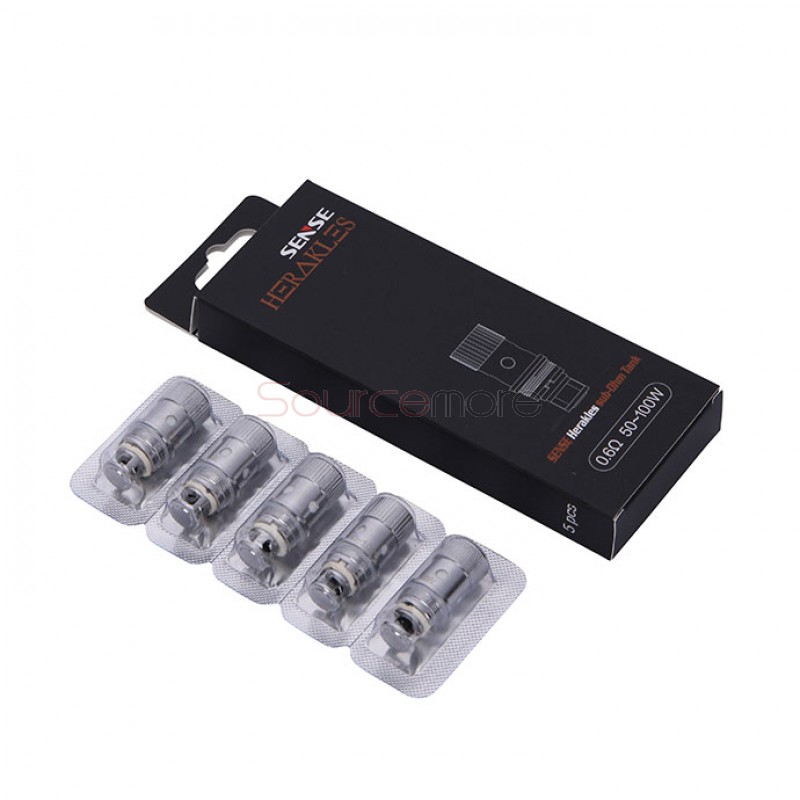 5PCS Sense Herakles Coil Heads for Sense Herakles Tank - 0.6ohm