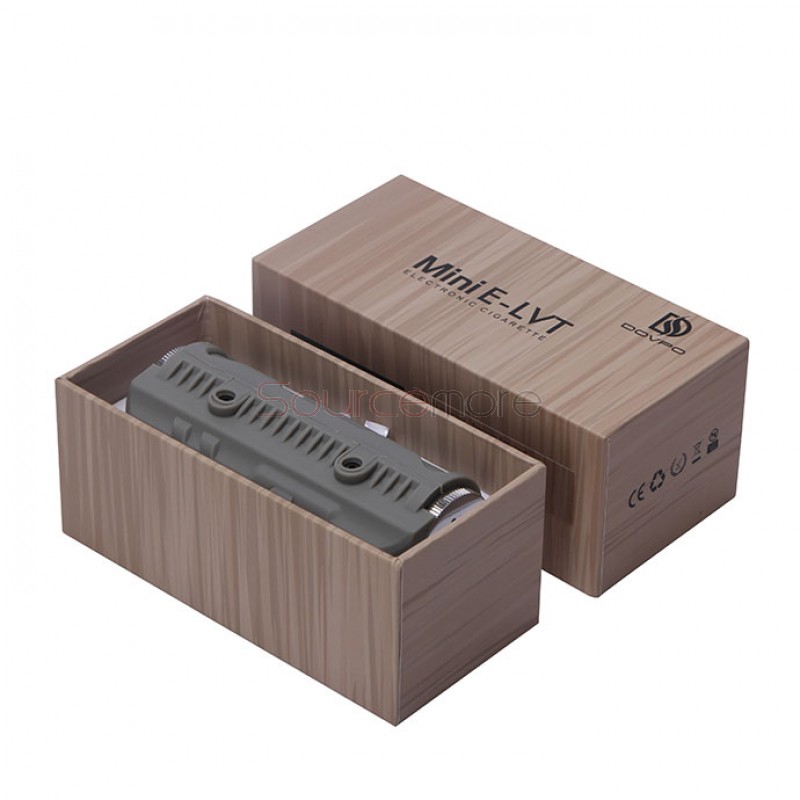 Dovpo Mini E-LVT Box Mod Housing Single 18650 Battery with 2-35W Variable Wattage-Silver
