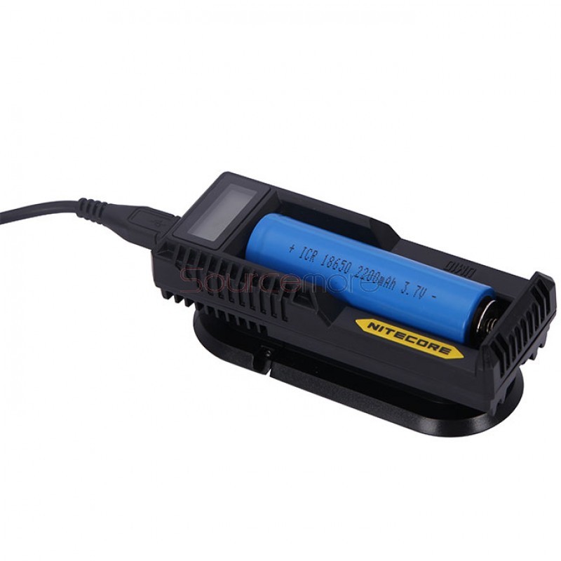 Nitecore UM10  Li-ion Battery  Single Channel Charger with LCD Display - US Plug
