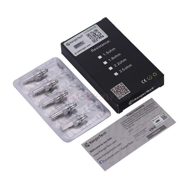 Kanger Single Coil Unit MT32 Coils - 2.2ohm 5pc