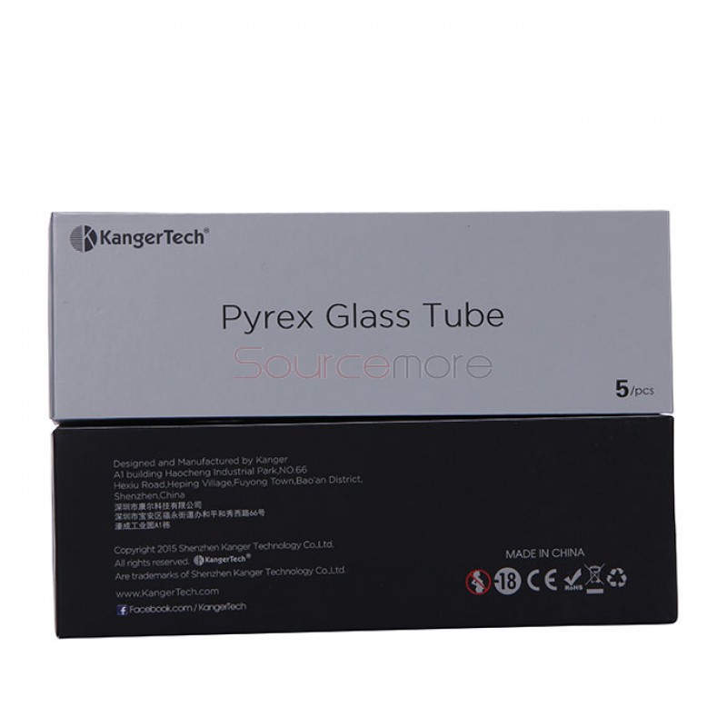 Kanger Subtank Mini Replaceable Pyrex Glass Tube-5PCS