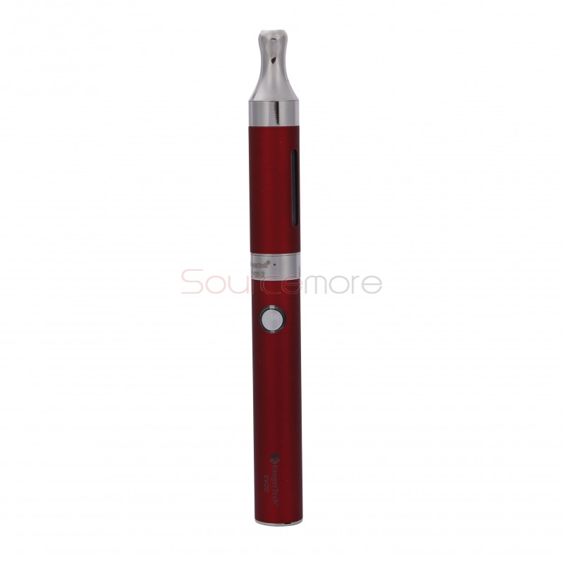 Kanger Evod 2 Starter Kit with 1.6ml Atomizer Double Pack Dual Ecigs kits-Red EU Plug  