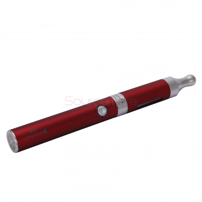 Kanger Evod 2 Starter Kit with 1.6ml Atomizer Double Pack Dual Ecigs kits-Red EU Plug  