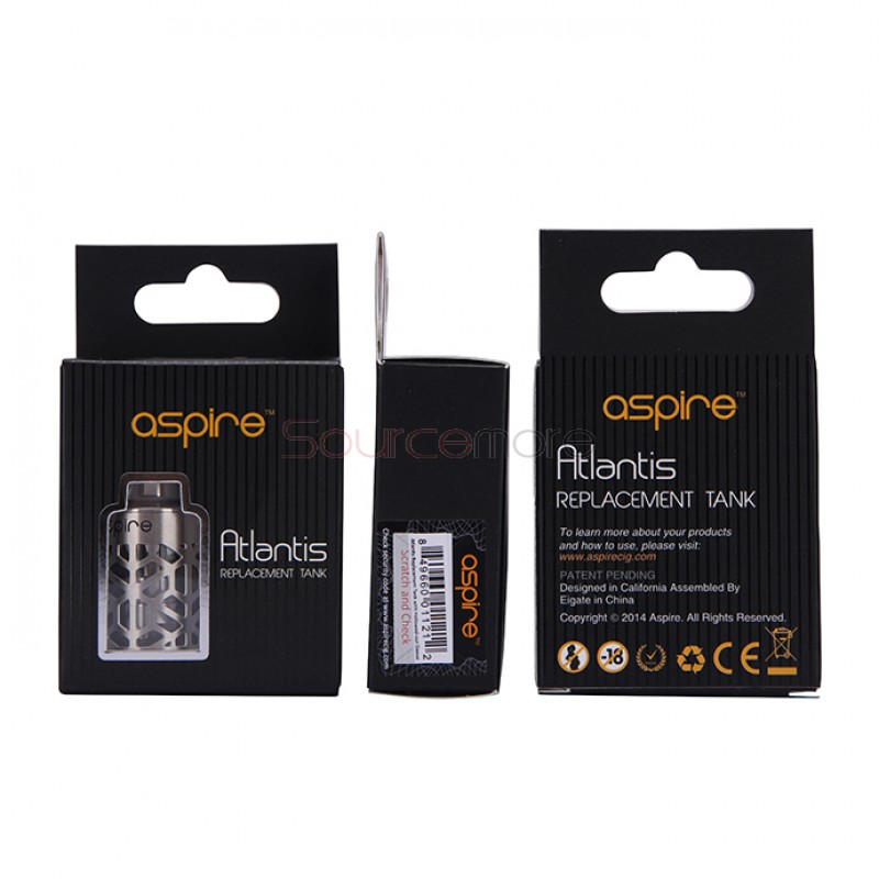 Aspire Replacement Hollowing Tank for Atlantis Clearomizer