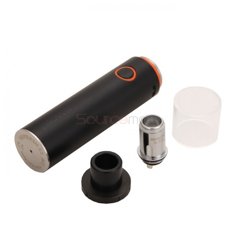 Smok Vape Pen 22 Kit  with Top-filling Design and Powered by built-in 1650mAh Battery - Black