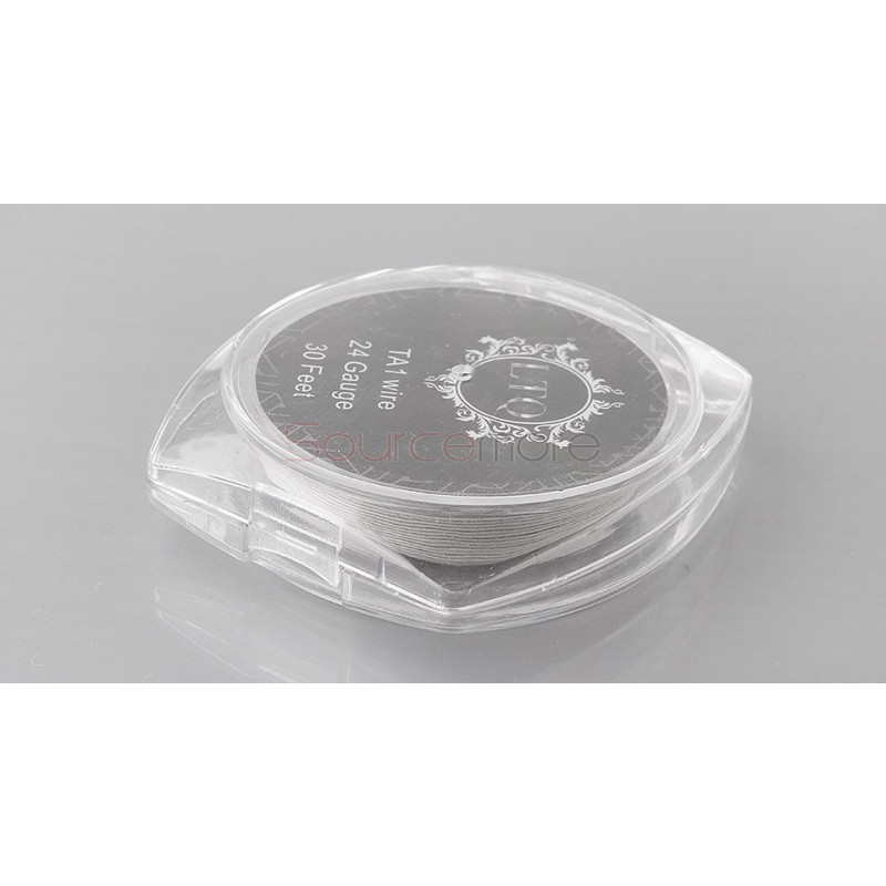 Titanium TA1 Heating Wire for Rebuildable Atomizers Pure Titanium Wire 24GA 30 Feet(LTQ)