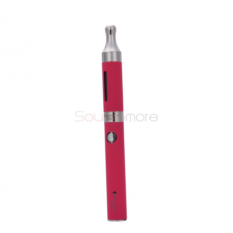 Kanger Evod 2 Starter Kit with 1.6ml Atomizer Double Pack Dual Ecigs kits-Pink EU Plug  
