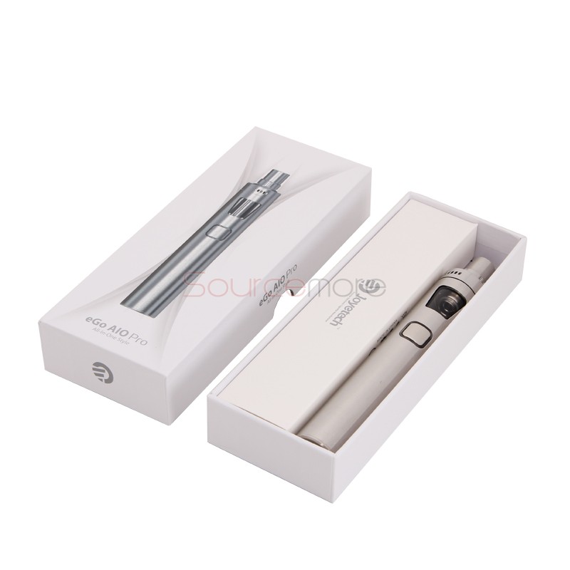 Joyetech eGo AIO Pro All-in-one Starter Kit with 4ml e-juice Sapacity and 2300mAh built-in battery -Sliver