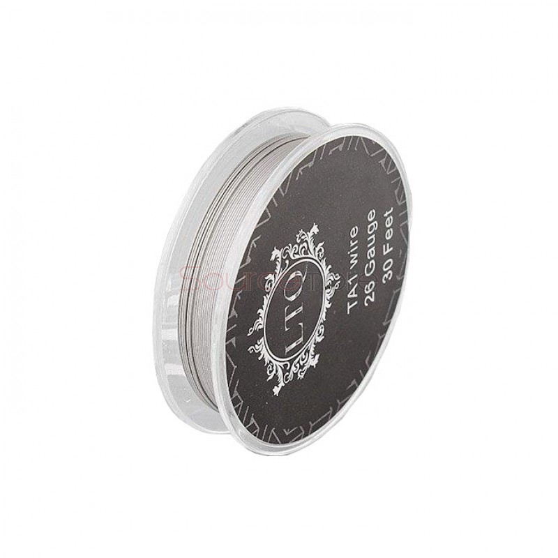 Titanium TA1 Heating Wire for Rebuildable Atomizers Pure Titanium Wire 26GA 30 Feet(LTQ)