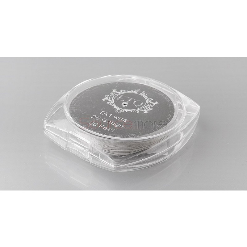 Titanium TA1 Heating Wire for Rebuildable Atomizers Pure Titanium Wire 26GA 30 Feet(LTQ)