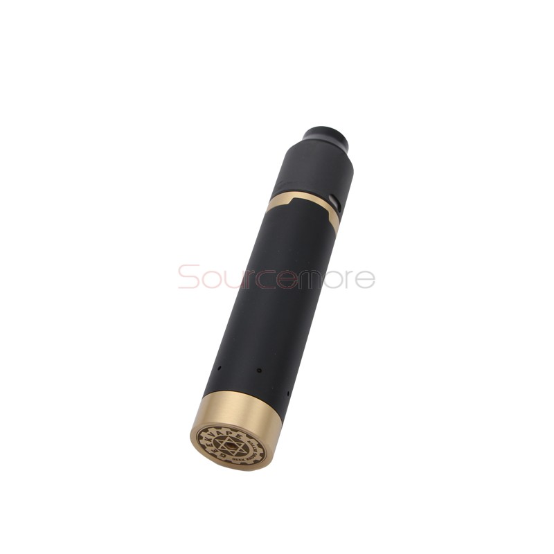 Geek Vape Tsunami Mech Kit Support 510/ Hybrid Mode Replaceable for Single 18650 Cell-Brass