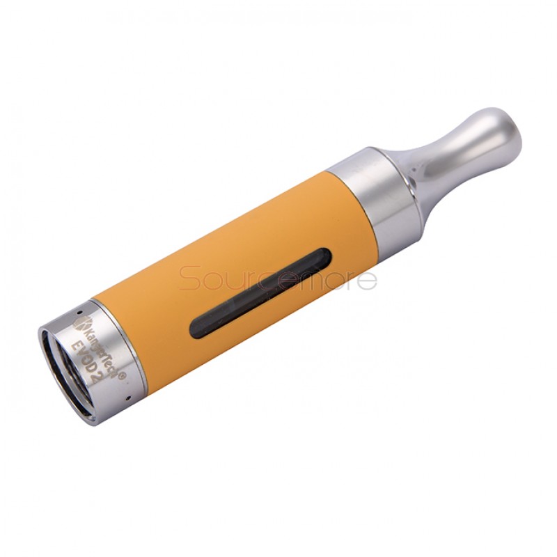 5pcs Kangertech EVOD 2 Clearomizer BDC Pyrex Glass-Yellow