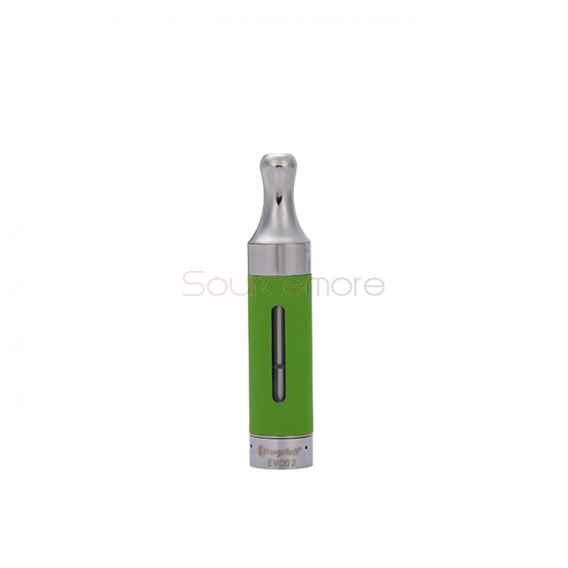 5pcs Kangertech EVOD 2 Clearomizer BDC Pyrex Glass-Green