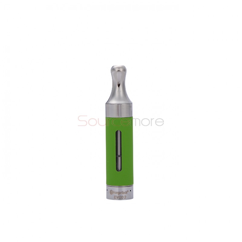 5pcs Kangertech EVOD 2 Clearomizer BDC Pyrex Glass-Green
