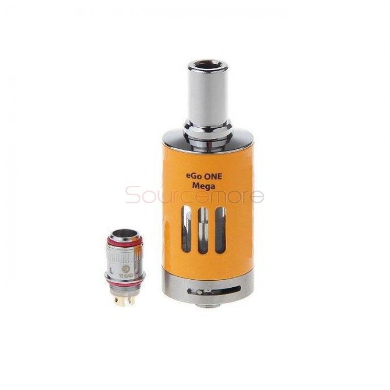 Joyetech eGo One Mega Tank 4.0ml Capacity with CL-Ni /CL-Ti VT Coil Head--Yellow