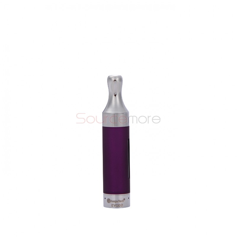 5pcs Kangertech EVOD 2 Clearomizer BDC Pyrex Glass-Purple