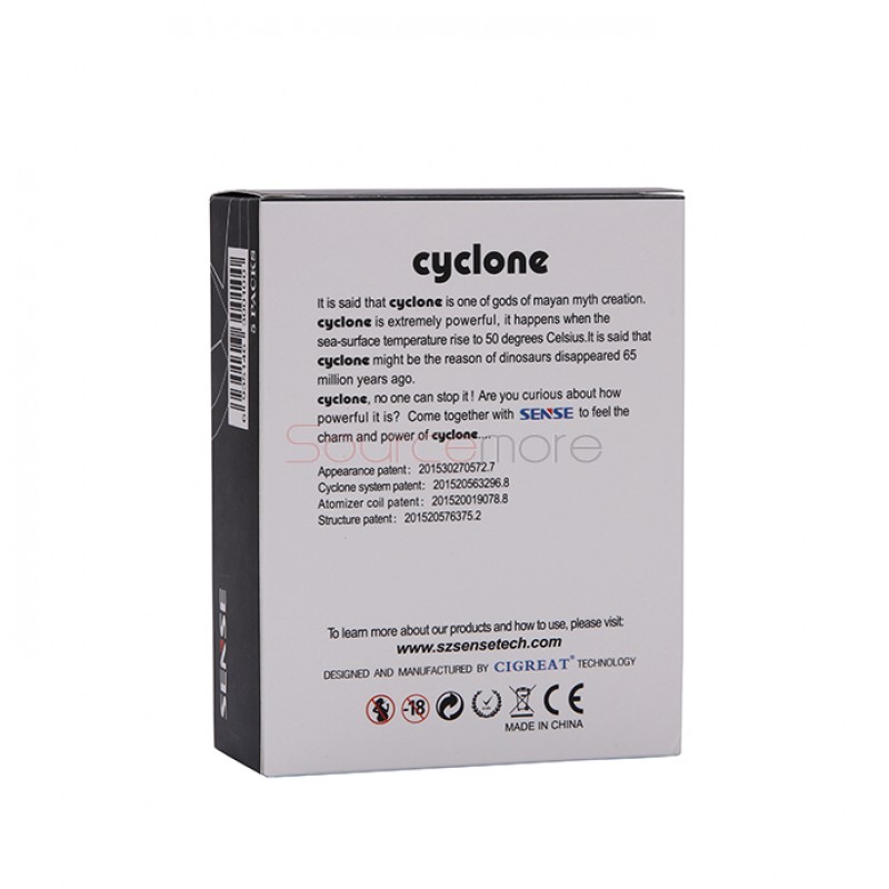 Sense Kanthal 0.6ohm Replacement Coil for Cyclone Tank 5pcs