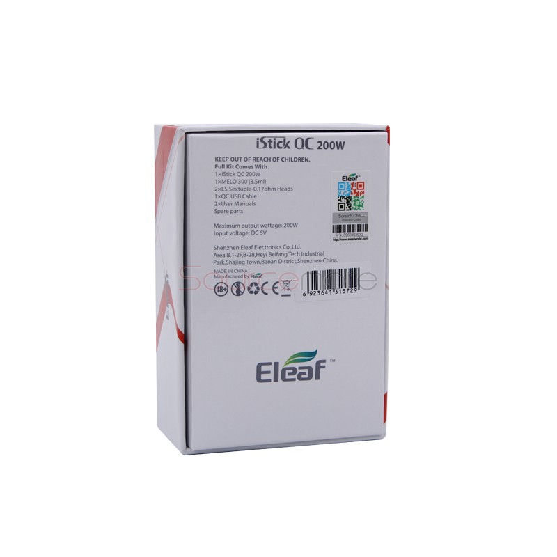 Eleaf iStick QC 200W Kit- Silver