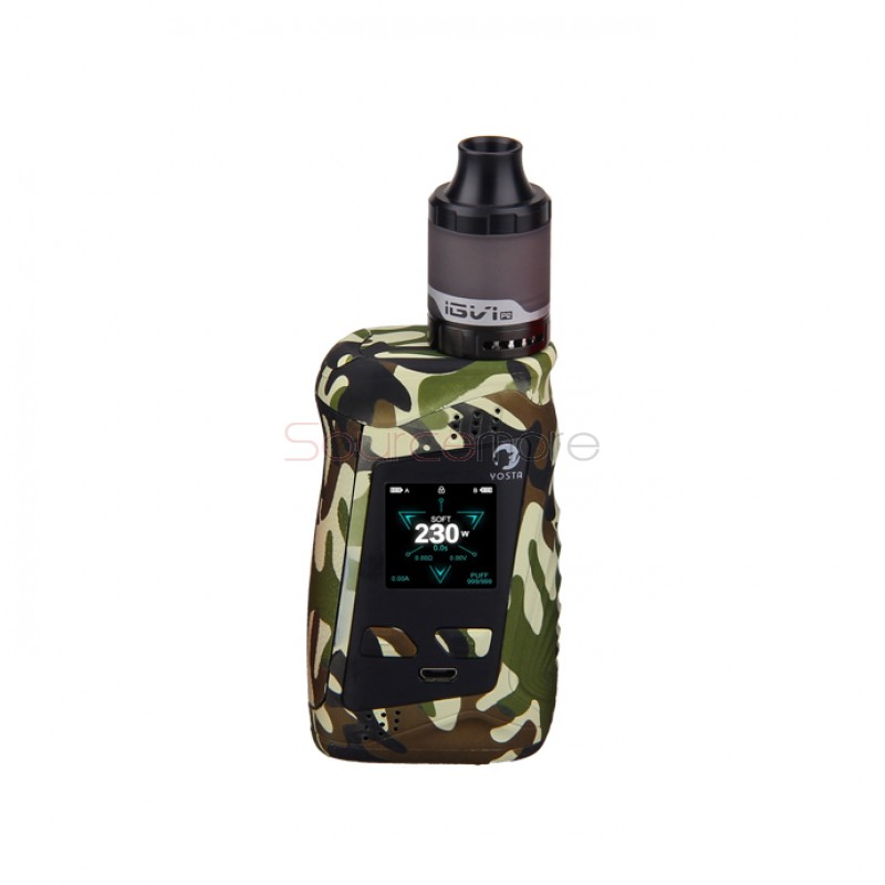 Yosta Livepor 230 Kit with IGVI P2 Tank - Camo Green