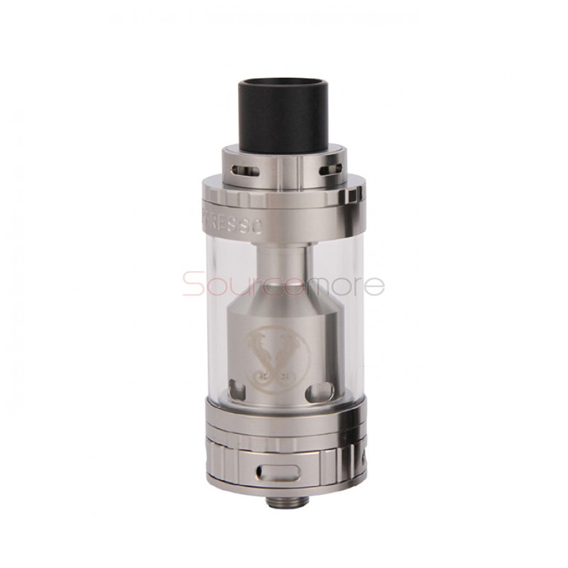 Vaporesso Gemini Mega RTA 25mm Diameter Adjustable Airflow 510 Connection 4.5ml Liquid Capacity Rebuildable Tank-Silver