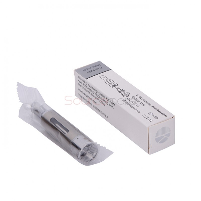 Kangertech EVOD Glass Clearomizer Bottom Dual Coil Clearomizer 1.5ml -Silver
