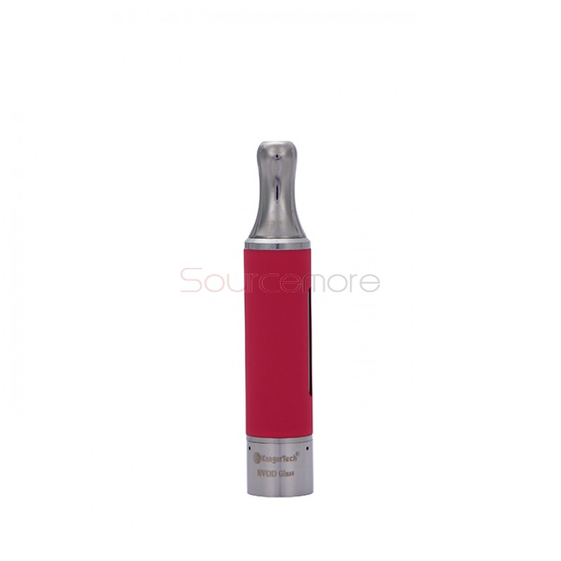 Kangertech EVOD Glass Clearomizer Bottom Dual Coil Clearomizer 1.5ml-Pink
