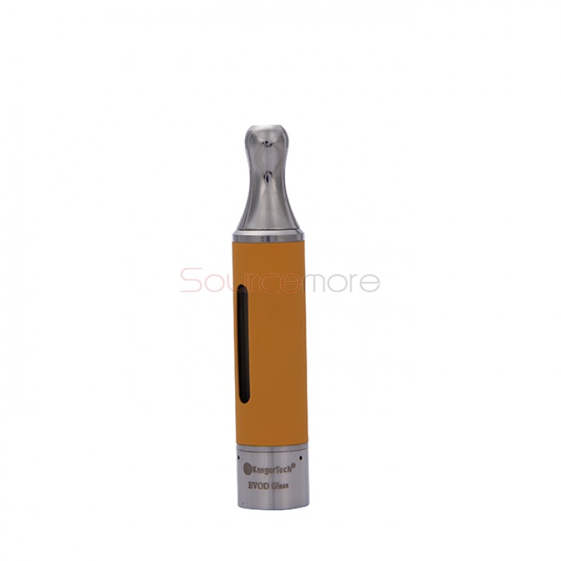 Kangertech EVOD Glass Clearomizer Bottom Dual Coil Clearomizer 1.5ml-Yellow