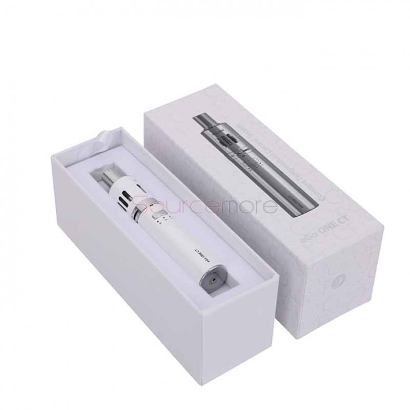 Joyetech eGo ONE CT Starter Kit 1100mah/1.8ml Standard Vesion CT/CW Mode Kit with US Plug-White