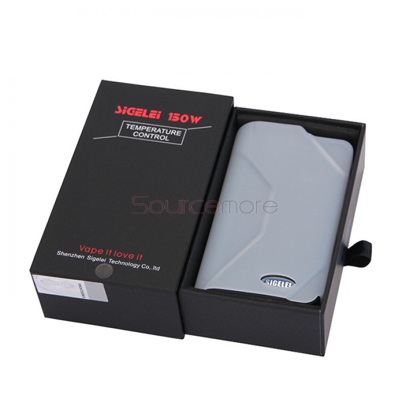 Sigelei 150W TC Temperature Control Variable Wattage Housing 2 18650 Battery Box Mod-Black