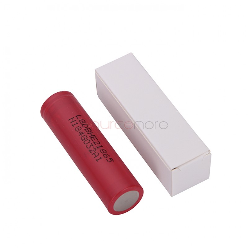 LG LGDBHE2 18650 HE2 3.7V 2500mAh Rechargeable Li-Ion Battery 2PCS