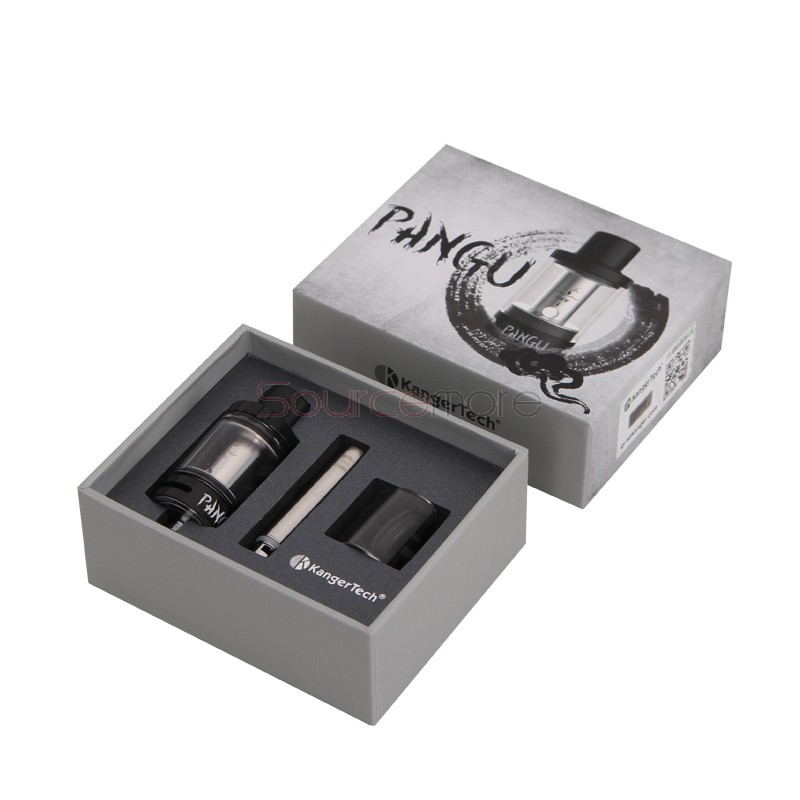 Kanger Pangu Sub Ohm Tank with PGOCC Coil 3.5ml Liquid Capacity Tank- Black