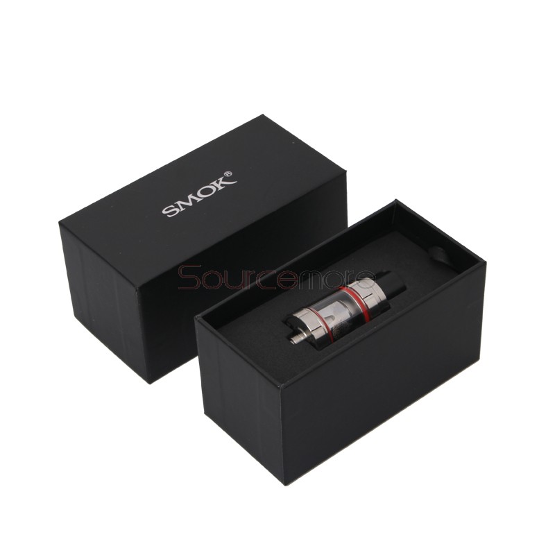 Smok TFV8 X-Baby Tank with Top Airflow Top Filling Design and 4.0ml Capacity- Silver