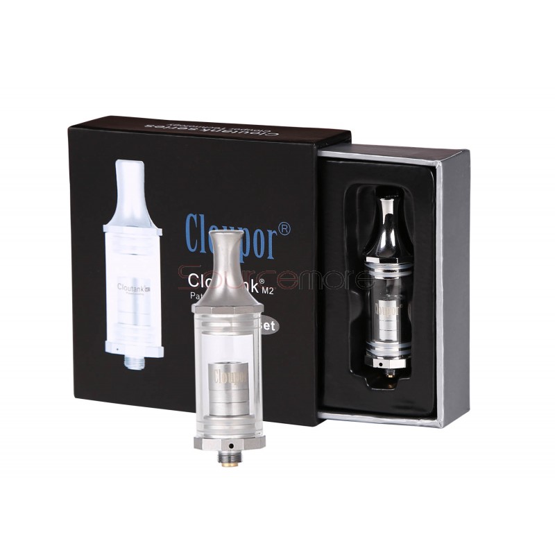 Cloupor Cloutank M2 Dual Filter Clearomizer-Stainless steel
