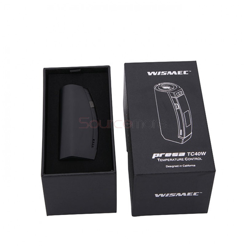 Wismec Presa TC 40W Mod With OLED Sreen - Black