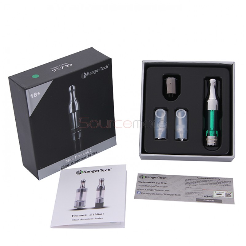 Kanger Mini Protank 2 Clearomizer Kit 1.5ml -Green