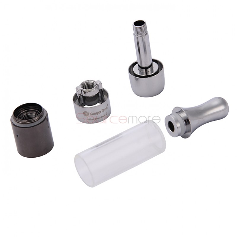 Kanger Mini Protank 2 Clearomizer Kit Glassomize Bottom Coil Atomizer 1.5ml Tank -Clear