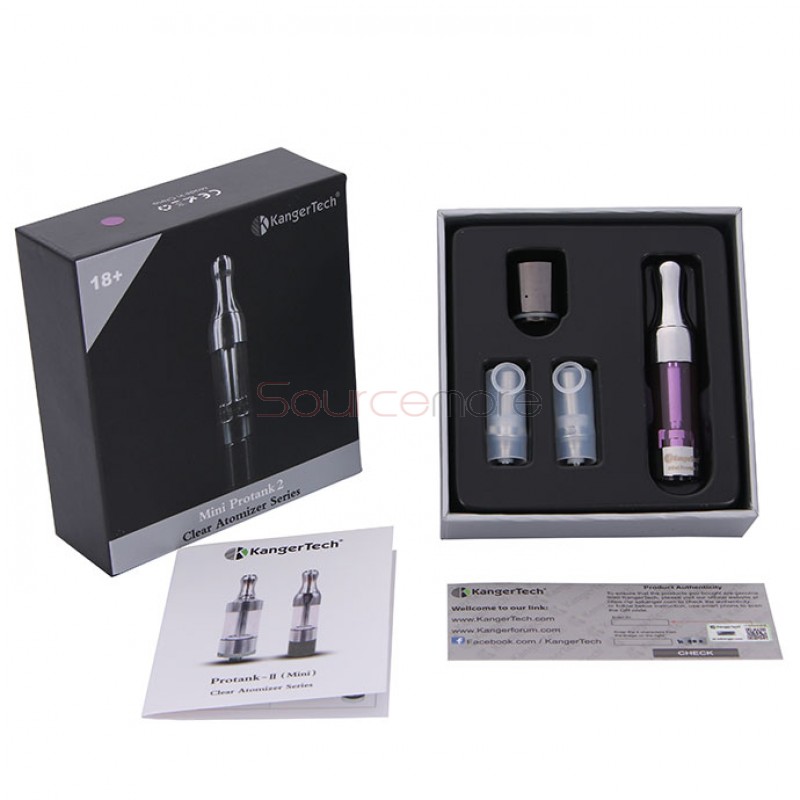 Kanger Mini Protank 2 Atomizer Simple Packing-Purple