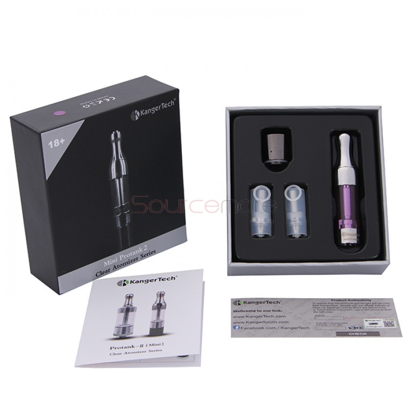 Kanger Mini Protank 2 Clearomizer Kit 1.5ml -Purple