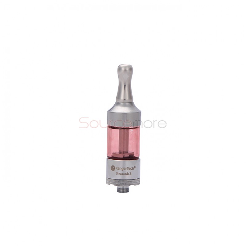 Kanger Protank 3 Atomizer Kit with 2 Replaceable Coils 2.5ml Capacity-Red